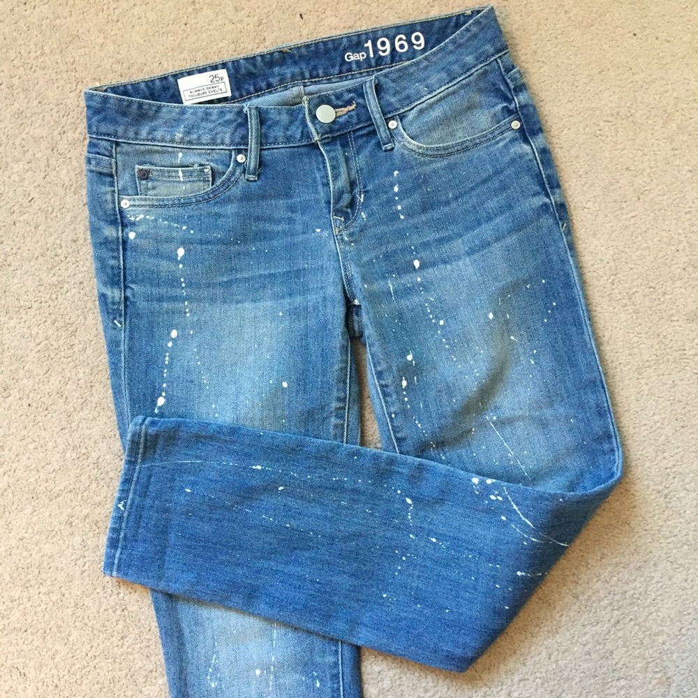Gap Paint-Splatter Jeans